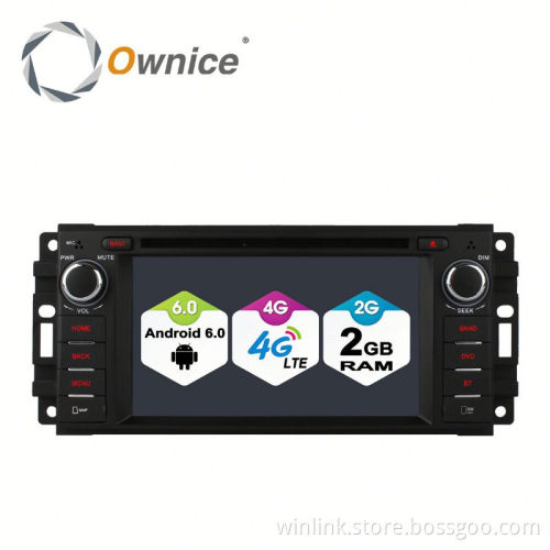 Android 6.0 C500 Quad core Auto GPS navi for Jeep Wrangler 2007-2013 Built in 4G LTE 2G ROM Support DAB TPMS Mirror